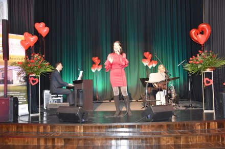 Ewa Uryga z zespołem